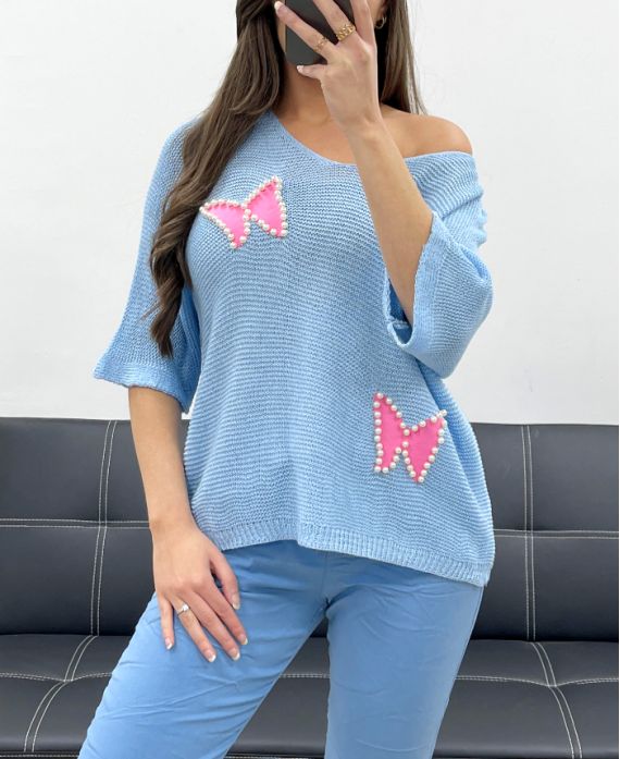 🦋 Pull Papillon – Chic & Tentation