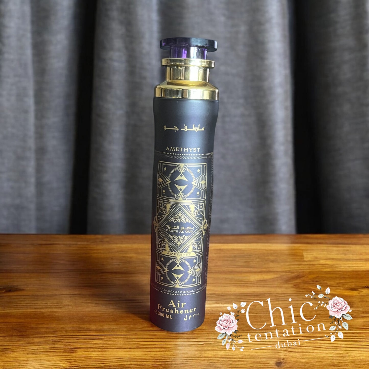 Spray d’ambiance Amethyst – Luxe oriental pour votre intérieur ✨🕊️🌙