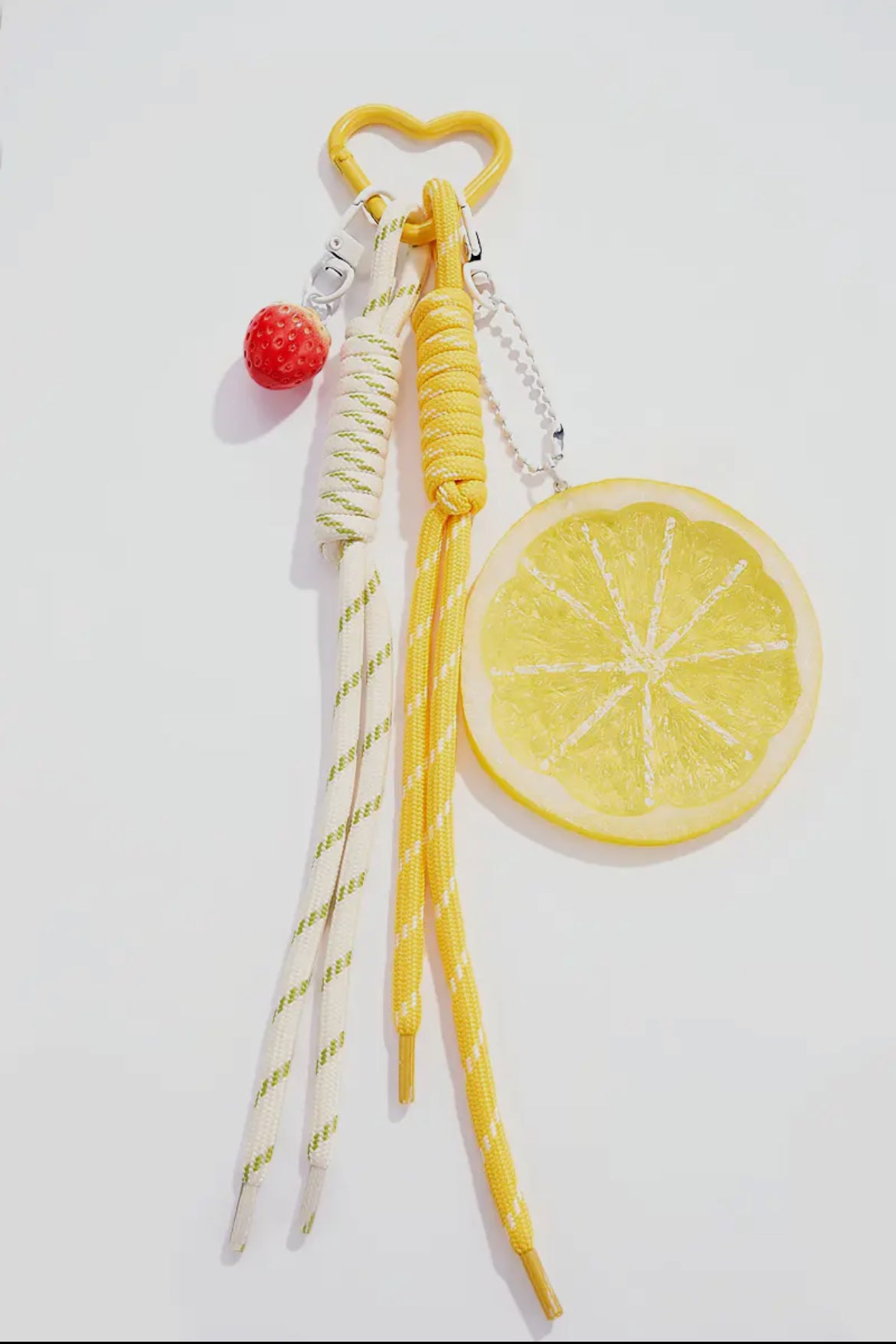 Porte-clés fruité 🍋🍊 – Accessoire ultra vitaminé pour ton sac