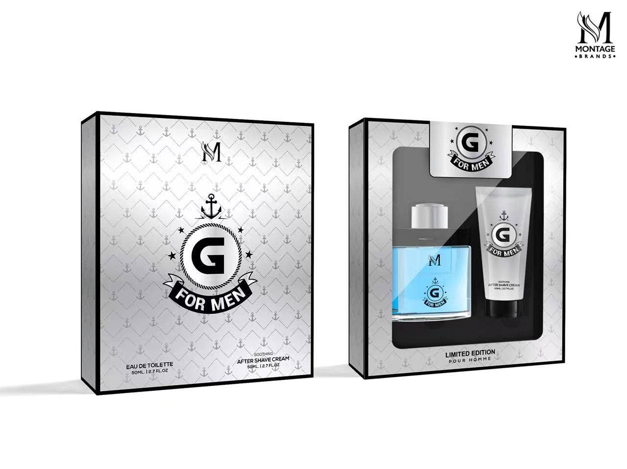 ENSEMBLE PARFUM 50ML G POUR HOMMES