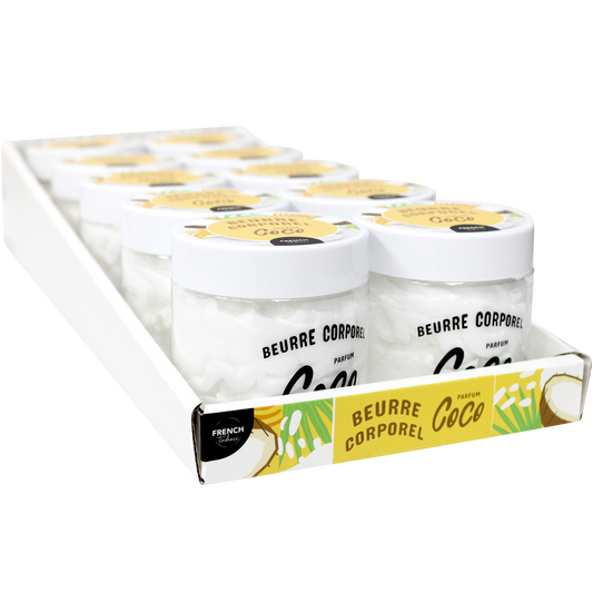 Beurre Corporel fouetté - 190ml - Senteur Coco - FT
