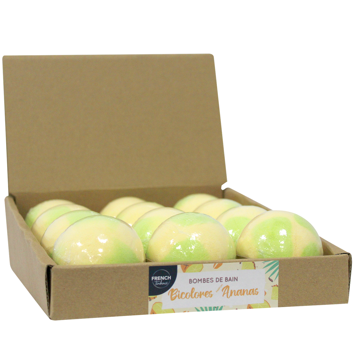 Bombe de bain 120 grs - Senteur Ananas