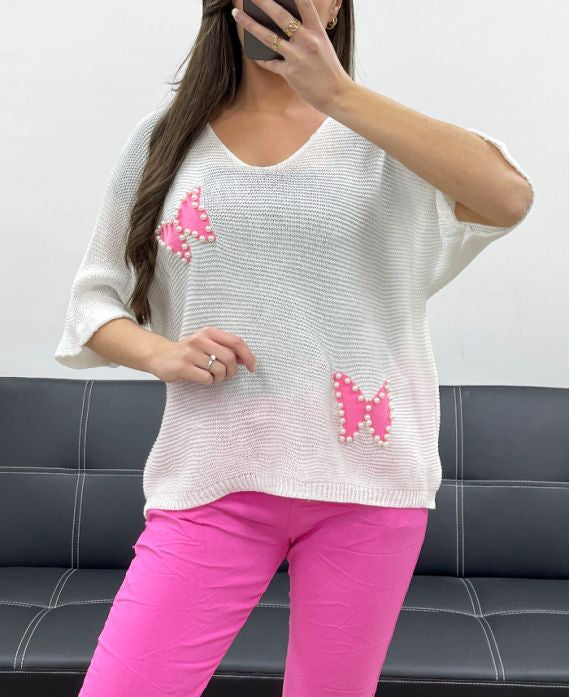 🦋 Pull Papillon – Chic & Tentation