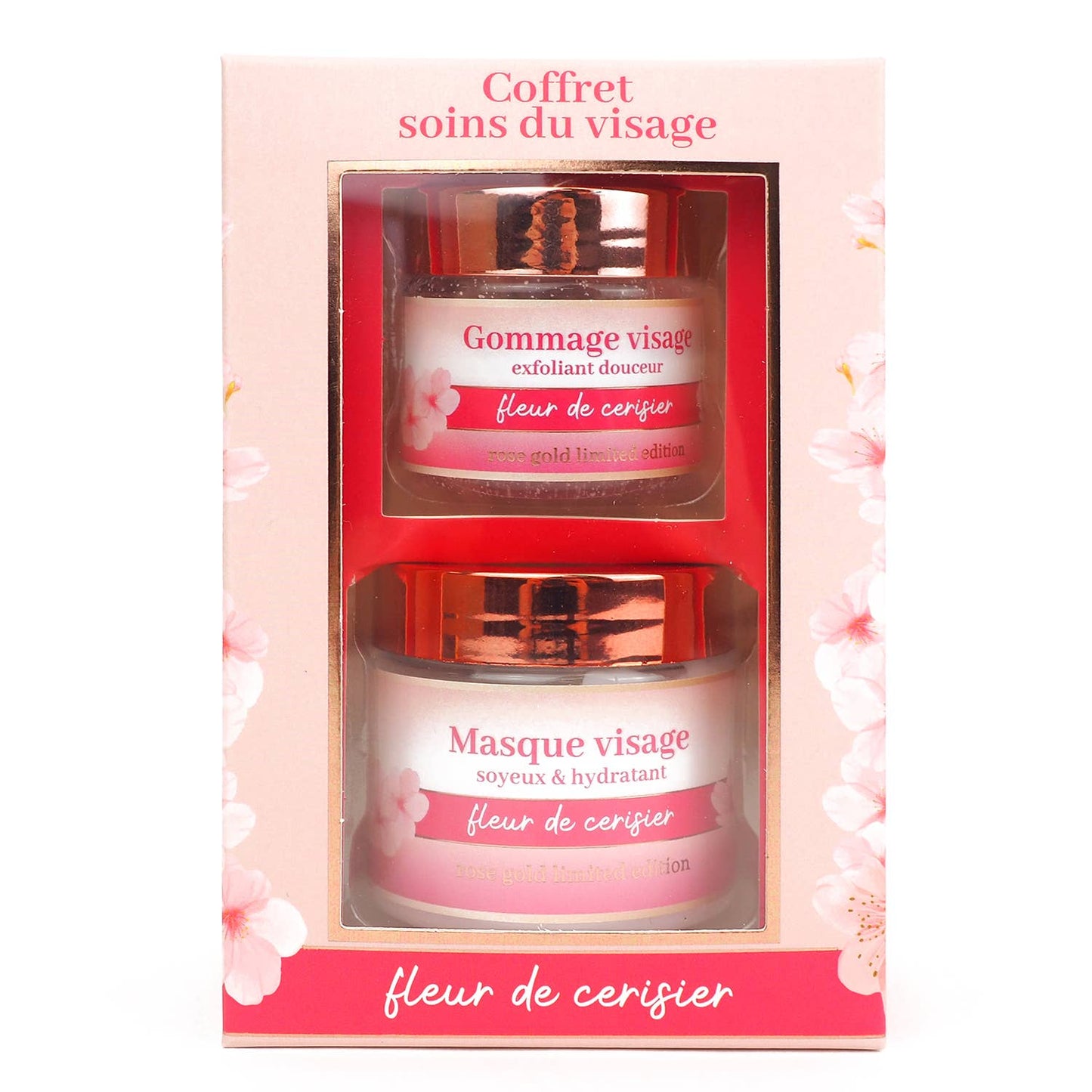 Coffret masque hydratant et gommage visage - Fleur de Cerisi