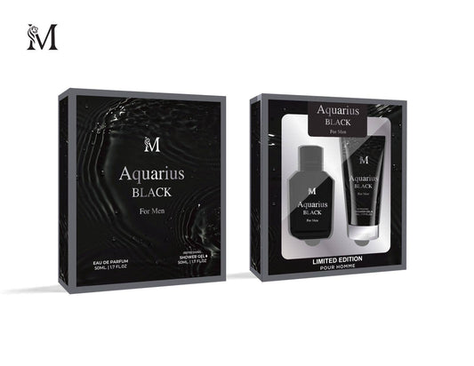 ENSEMBLE PARFUM 50ML AQUARIUS BLACK